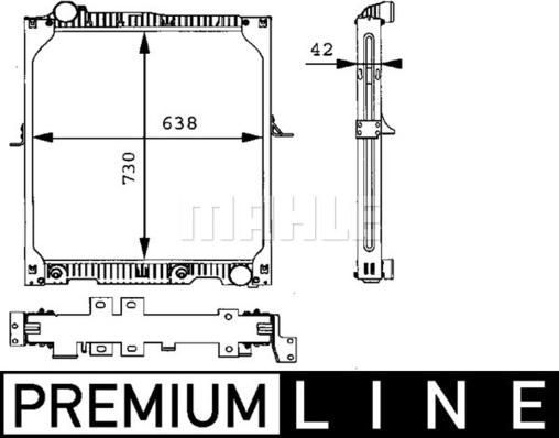 Wilmink Group WG2183872 - Radiators, Motora dzesēšanas sistēma autodraugiem.lv