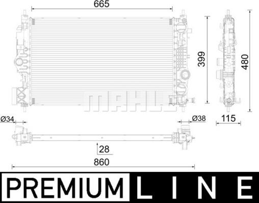 Wilmink Group WG2183366 - Radiators, Motora dzesēšanas sistēma autodraugiem.lv