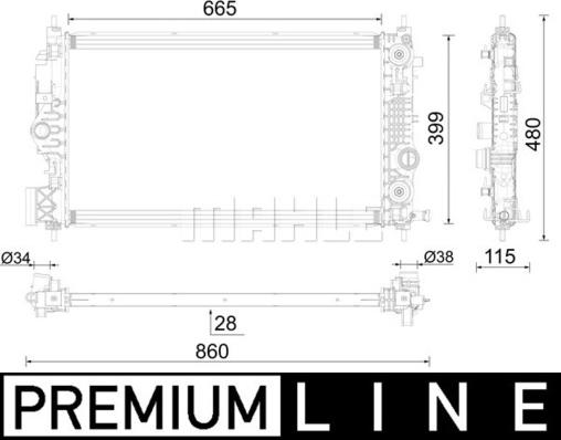 Wilmink Group WG2183367 - Radiators, Motora dzesēšanas sistēma autodraugiem.lv