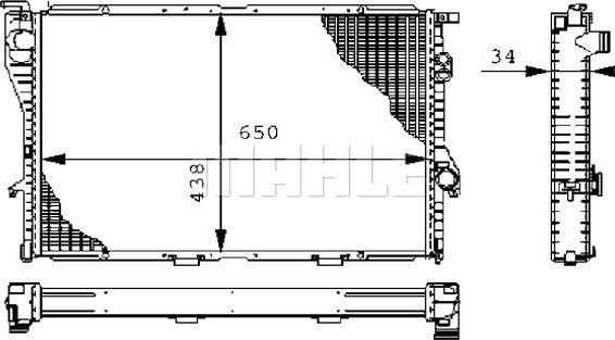 Wilmink Group WG2183314 - Radiators, Motora dzesēšanas sistēma autodraugiem.lv