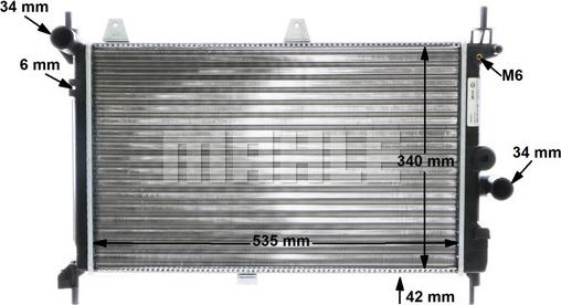 Wilmink Group WG2183384 - Radiators, Motora dzesēšanas sistēma autodraugiem.lv