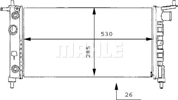 Wilmink Group WG2183388 - Radiators, Motora dzesēšanas sistēma autodraugiem.lv