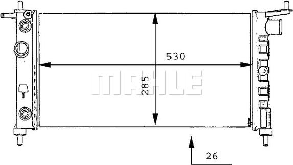 Wilmink Group WG2183387 - Radiators, Motora dzesēšanas sistēma autodraugiem.lv