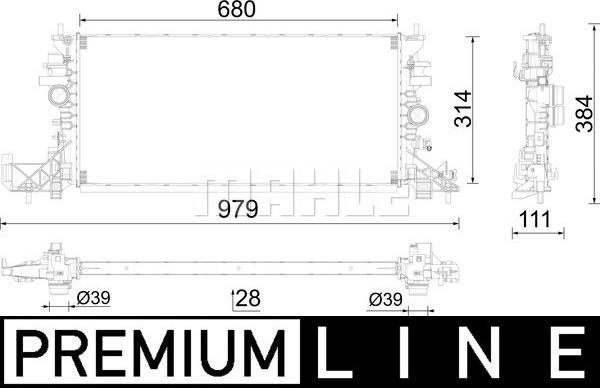 Wilmink Group WG2183371 - Radiators, Motora dzesēšanas sistēma autodraugiem.lv