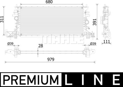 Wilmink Group WG2183213 - Radiators, Motora dzesēšanas sistēma autodraugiem.lv