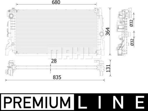 Wilmink Group WG2183283 - Radiators, Motora dzesēšanas sistēma autodraugiem.lv