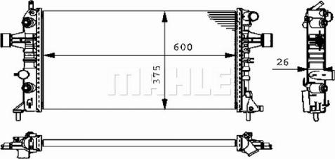 Wilmink Group WG2183232 - Radiators, Motora dzesēšanas sistēma autodraugiem.lv