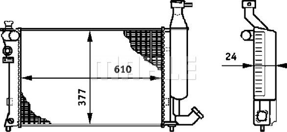 Wilmink Group WG2183796 - Radiators, Motora dzesēšanas sistēma autodraugiem.lv