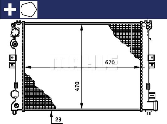 Wilmink Group WG2183793 - Radiators, Motora dzesēšanas sistēma autodraugiem.lv