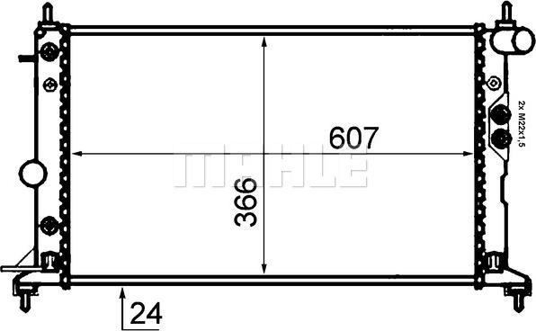 Wilmink Group WG2183755 - Radiators, Motora dzesēšanas sistēma autodraugiem.lv