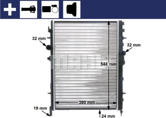 Wilmink Group WG2183705 - Radiators, Motora dzesēšanas sistēma autodraugiem.lv