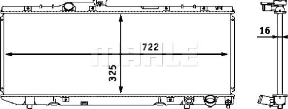 Wilmink Group WG2183728 - Radiators, Motora dzesēšanas sistēma autodraugiem.lv