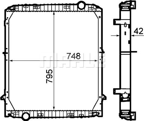 Wilmink Group WG2182945 - Radiators, Motora dzesēšanas sistēma autodraugiem.lv