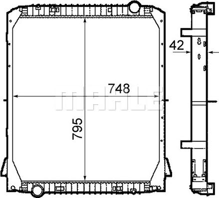 Wilmink Group WG2182946 - Radiators, Motora dzesēšanas sistēma autodraugiem.lv