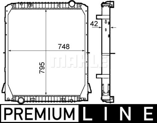 Wilmink Group WG2182946 - Radiators, Motora dzesēšanas sistēma autodraugiem.lv