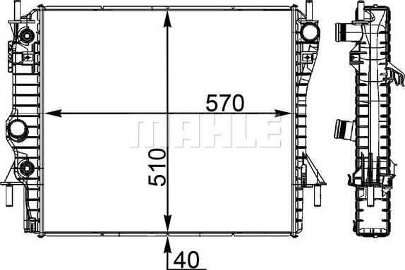 Wilmink Group WG2182968 - Radiators, Motora dzesēšanas sistēma autodraugiem.lv