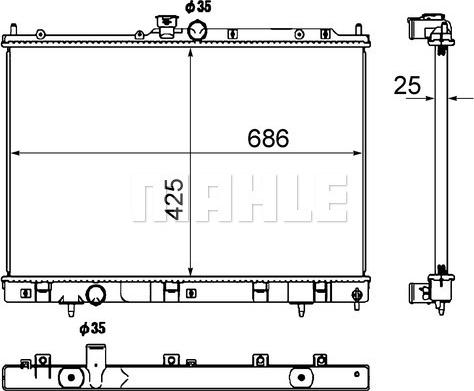 Wilmink Group WG2182915 - Radiators, Motora dzesēšanas sistēma autodraugiem.lv