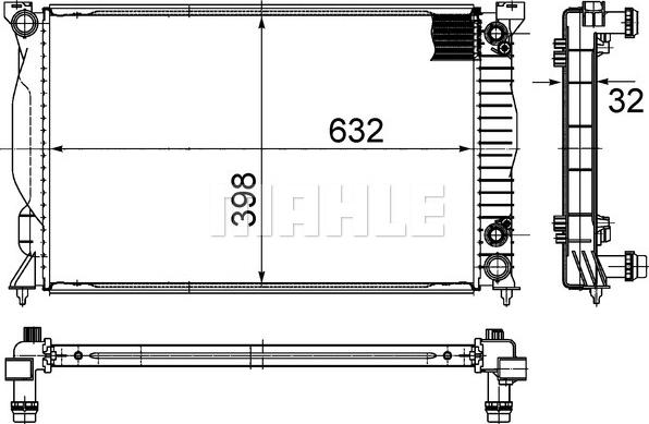 Wilmink Group WG2182930 - Radiators, Motora dzesēšanas sistēma autodraugiem.lv