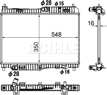 Wilmink Group WG2182928 - Radiators, Motora dzesēšanas sistēma autodraugiem.lv