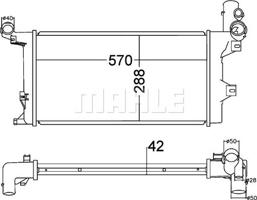 Wilmink Group WG2182460 - Radiators, Motora dzesēšanas sistēma autodraugiem.lv