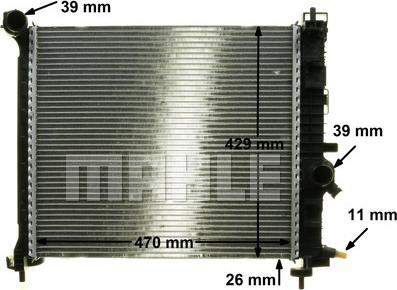 Wilmink Group WG2182434 - Radiators, Motora dzesēšanas sistēma autodraugiem.lv