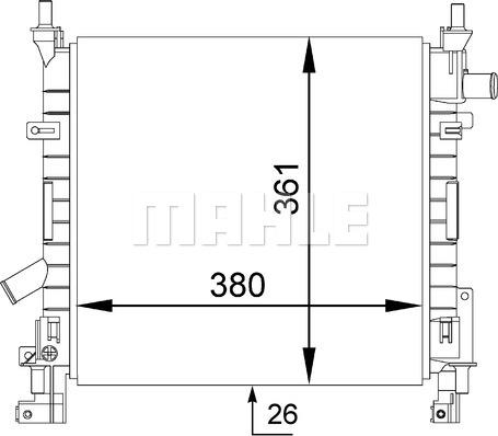 Wilmink Group WG2182559 - Radiators, Motora dzesēšanas sistēma autodraugiem.lv