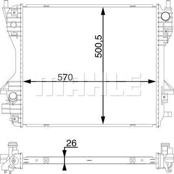 Wilmink Group WG2182568 - Radiators, Motora dzesēšanas sistēma autodraugiem.lv