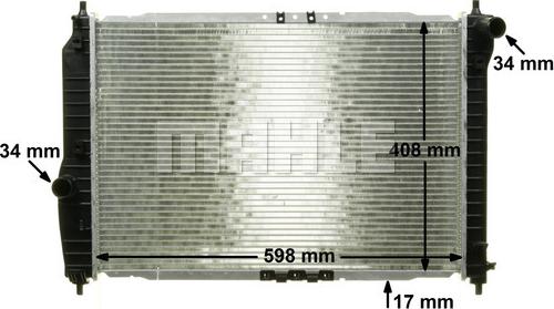 Wilmink Group WG2182519 - Radiators, Motora dzesēšanas sistēma autodraugiem.lv