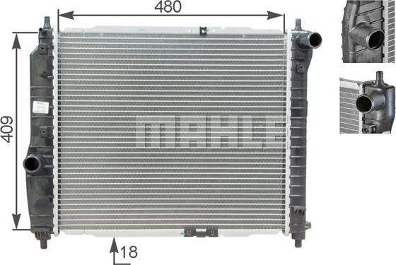 Wilmink Group WG2182517 - Radiators, Motora dzesēšanas sistēma autodraugiem.lv