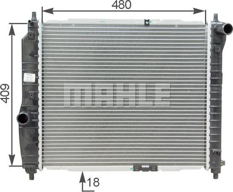 Wilmink Group WG2182517 - Radiators, Motora dzesēšanas sistēma autodraugiem.lv