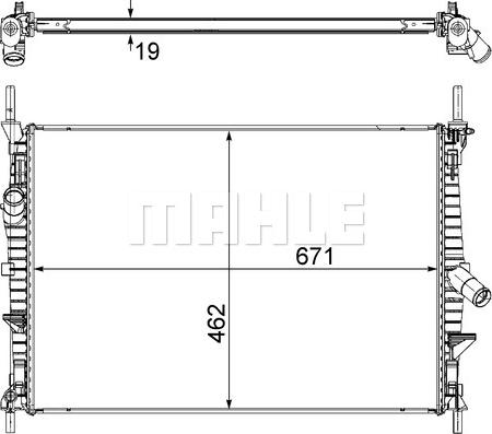 Wilmink Group WG2182580 - Radiators, Motora dzesēšanas sistēma autodraugiem.lv