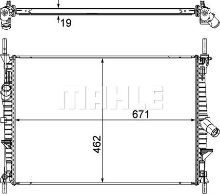 Wilmink Group WG2182579 - Radiators, Motora dzesēšanas sistēma autodraugiem.lv