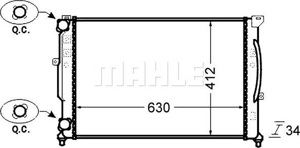 Wilmink Group WG2182618 - Radiators, Motora dzesēšanas sistēma autodraugiem.lv