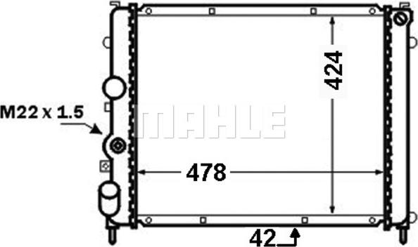 Wilmink Group WG2182689 - Radiators, Motora dzesēšanas sistēma autodraugiem.lv