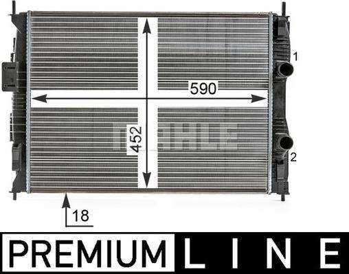 Wilmink Group WG2182683 - Radiators, Motora dzesēšanas sistēma autodraugiem.lv