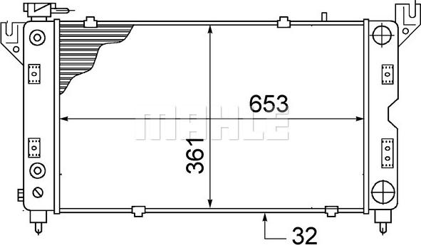 Wilmink Group WG2182621 - Radiators, Motora dzesēšanas sistēma autodraugiem.lv