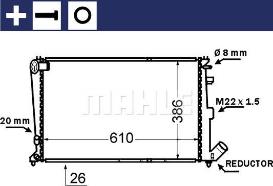 Wilmink Group WG2182623 - Radiators, Motora dzesēšanas sistēma autodraugiem.lv