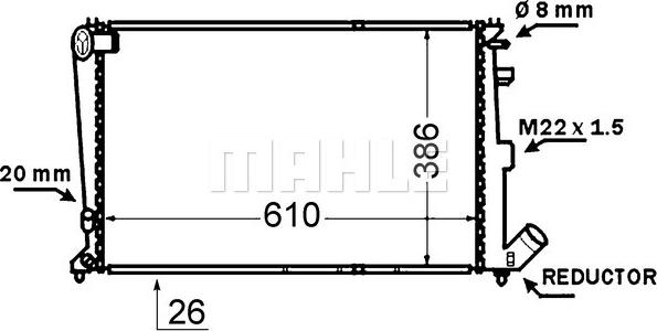 Wilmink Group WG2182623 - Radiators, Motora dzesēšanas sistēma autodraugiem.lv