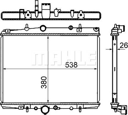 Wilmink Group WG2182627 - Radiators, Motora dzesēšanas sistēma autodraugiem.lv