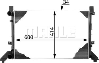 Wilmink Group WG2182846 - Radiators, Motora dzesēšanas sistēma autodraugiem.lv