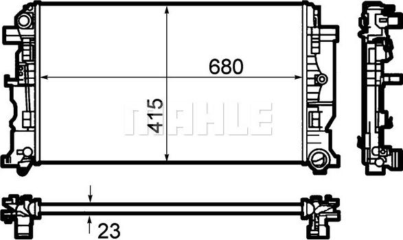 Wilmink Group WG2182843 - Radiators, Motora dzesēšanas sistēma autodraugiem.lv