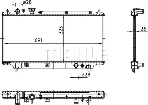 Wilmink Group WG2182881 - Radiators, Motora dzesēšanas sistēma autodraugiem.lv