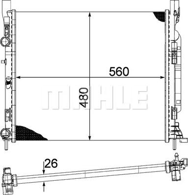 Wilmink Group WG2182395 - Radiators, Motora dzesēšanas sistēma autodraugiem.lv