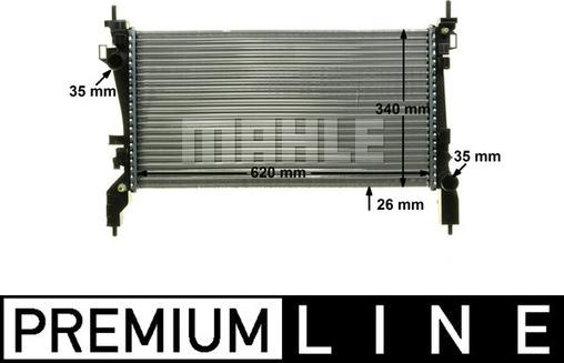 Wilmink Group WG2182359 - Radiators, Motora dzesēšanas sistēma autodraugiem.lv