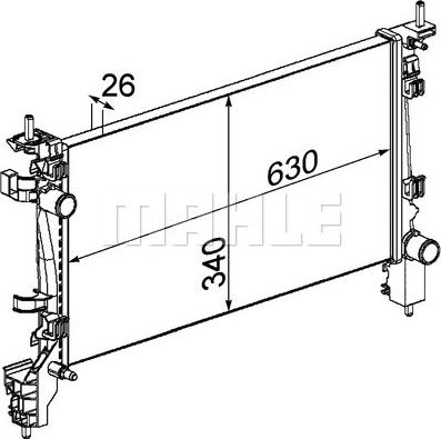 Wilmink Group WG2182359 - Radiators, Motora dzesēšanas sistēma autodraugiem.lv