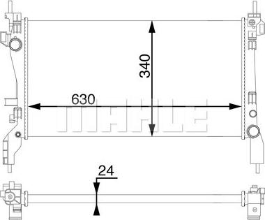 Wilmink Group WG2182355 - Radiators, Motora dzesēšanas sistēma autodraugiem.lv