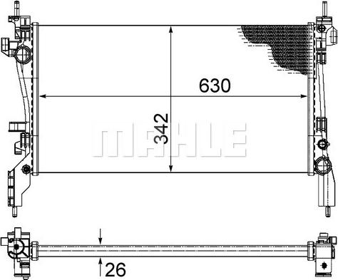 Wilmink Group WG2182351 - Radiators, Motora dzesēšanas sistēma autodraugiem.lv