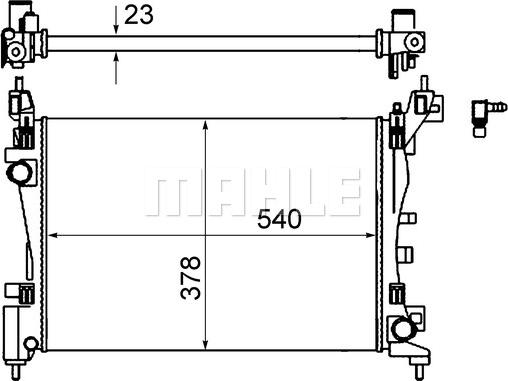 Wilmink Group WG2182353 - Radiators, Motora dzesēšanas sistēma autodraugiem.lv