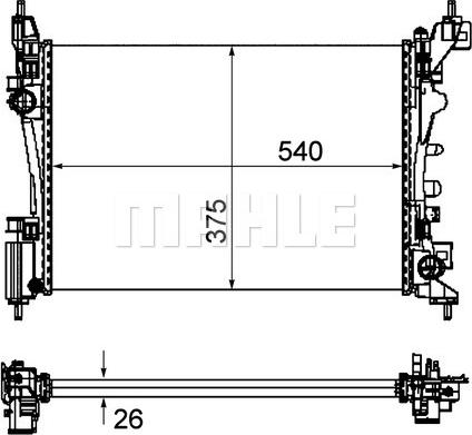 Wilmink Group WG2182352 - Radiators, Motora dzesēšanas sistēma autodraugiem.lv