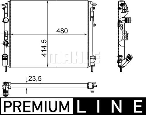 Wilmink Group WG2182381 - Radiators, Motora dzesēšanas sistēma autodraugiem.lv